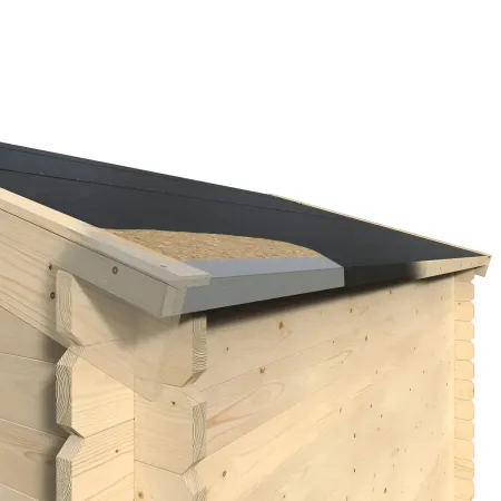 Casetta in Legno da Giardino 4x3 per Attrezzi Doppia Porta Block-House