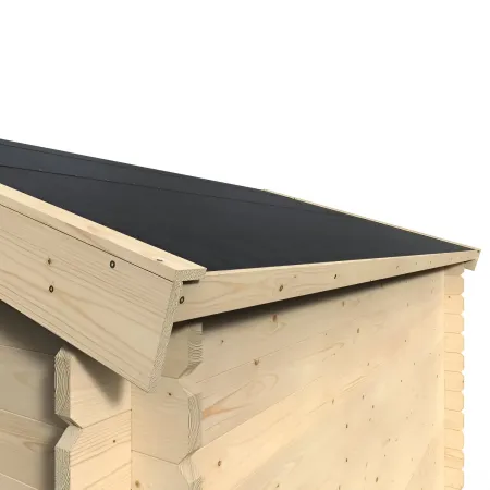 Casetta in Legno da Giardino 4x3 per Attrezzi Doppia Porta Block-House