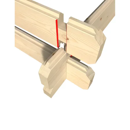Casetta in Legno da Giardino 4x3 per Attrezzi Doppia Porta Block-House