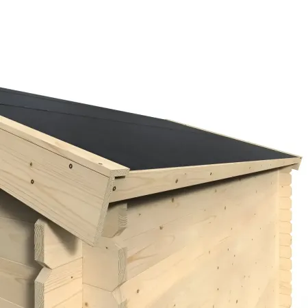 Casetta in Legno da Giardino 4x3 Doppia Porta Block-House 34mm