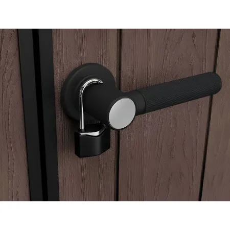 Keter Newton Plus Casetta da Giardino 230x350 PVC Effetto Legno 2 Ante