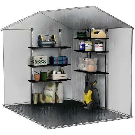 Kit Scaffali per Casetta da Giardino Keter 3 Mensole Modulari 100x30