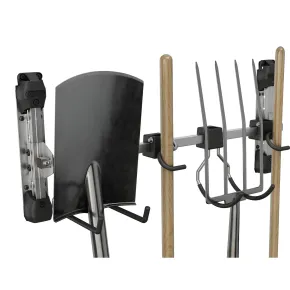 Kit Appendi Attrezzi Keter per Casette da Giardino 4 Ganci 74x15x30cm 2
