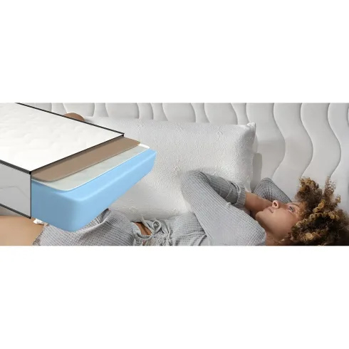 Materasso alla Francese Waterfoam 140x190 h12 Ortopedico Anallergico