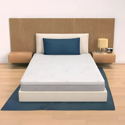 Topper Memory Foam Materasso alla Francese 140x195 h5 Sfoderabile Aloe