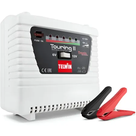 Caricabatterie Telwin Touring 11 Auto Moto 6/12V Portatile 60W TRONIC