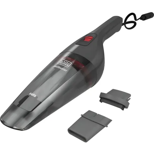 Aspiratore Portatile Auto 12V 370ml Black+Decker Cavo 5m Doppio Filtro
