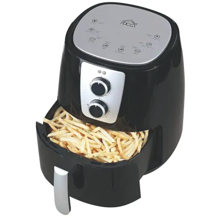 Friggitrice ad Aria DCG 5,2L 1300W Nero Cestello Antiaderente Rimovibile