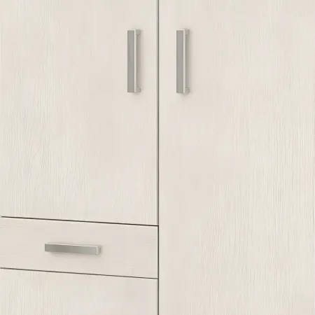 Scarpiera Mobile 3 Ante Bianco con Cassetto Ripiani Multiuso Mobiletto Armadio | BricoShop24