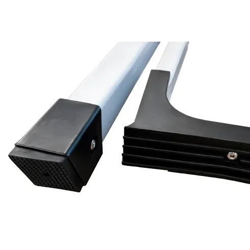 Sgabello Scaletta Pieghevole Acciaio 2 Gradini 47 cm Antiscivolo Nero
