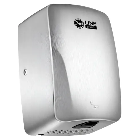 Asciugamani Elettrico da Bagno a Parete Automatico 500W Inox Satinato