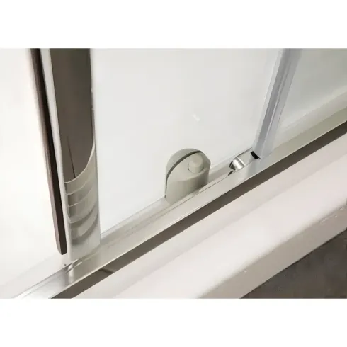 Box Doccia Cristallo Temperato 4mm Angolare Ante Scorrevoli 75x75