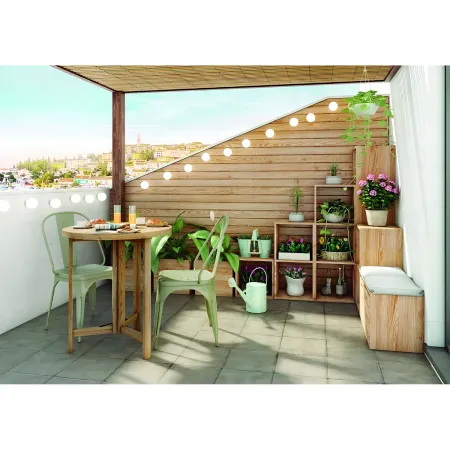 Scaffale Libreria Cubo 3 Piani Componibile in Legno Pino 36x33x107 cm