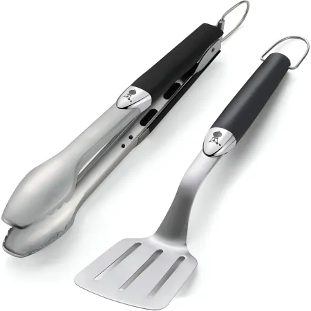 Kit Attrezzi Weber per Barbecue 2 Pezzi Posate in acciaio