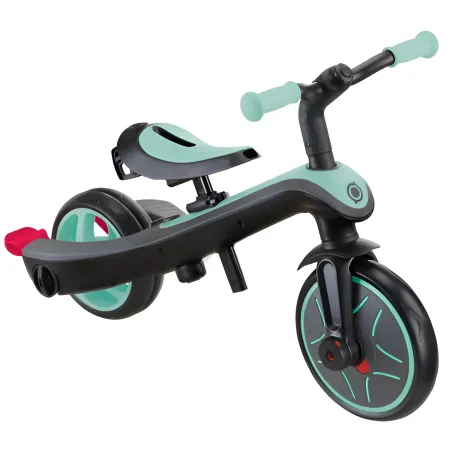 Triciclo Evolutivo 4 in 1 Maniglione Regolabile Balance Bike Verde Menta
