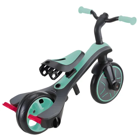 Triciclo Evolutivo 4 in 1 Maniglione Regolabile Balance Bike Verde Menta