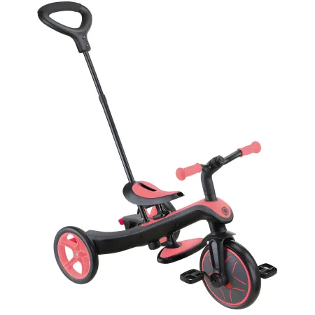 Triciclo Evolutivo 4 in 1 Maniglia Regolabile Balance Bike Rosa Corallo
