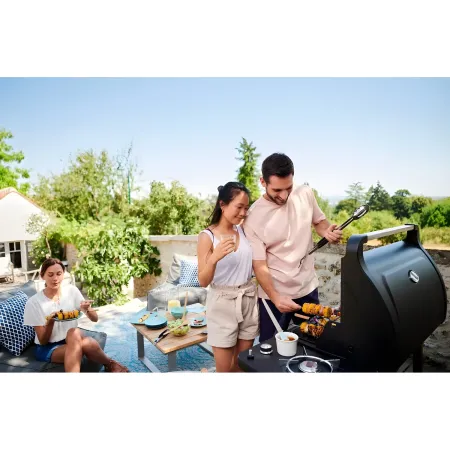 Barbecue a Gas Campignaz Compact 3 EXS con Griglia e Piastra Reversibile