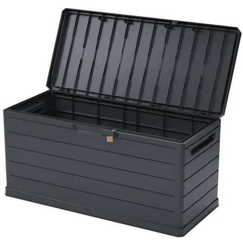 Cassapanca da Esterno in Plastica Impermeabile Baule Lucchettabile