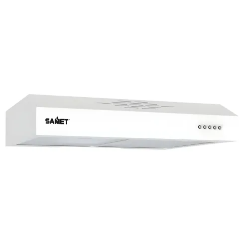Cappa per Cucina 60 cm Sottopensile Samet 3 Velocità Bianco Classe G