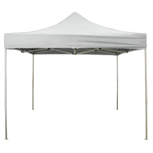 Gazebo da Giardino 3x2 a Fisarmonica Impermeabile Bianco con Sacca