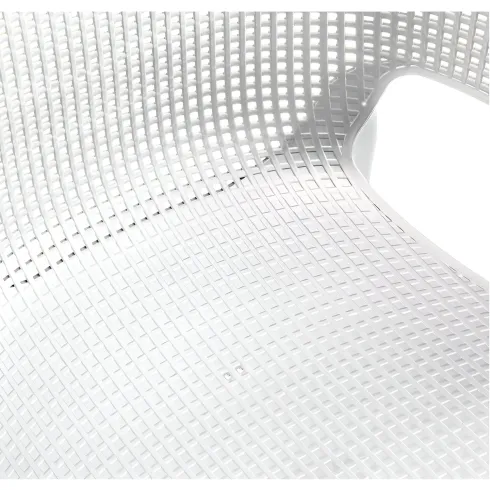 Set 6 Sedie da Esterno Keter Bianco Impilabili Resistenti UV Moderne