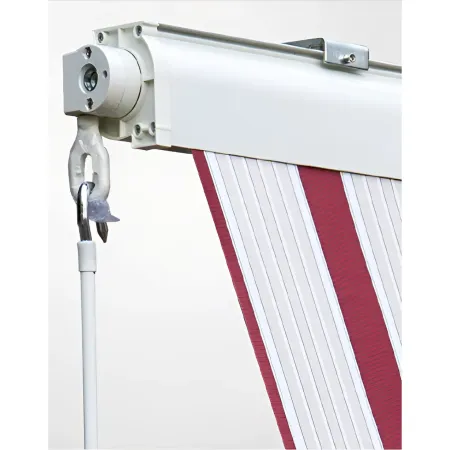 Tenda da Sole 400x300 Riga Rossa a Caduta Cassonata con Bracci