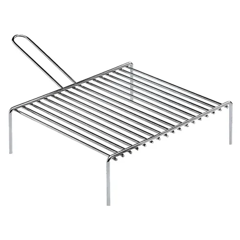 Graticola 30x30 per Barbecue Camino Caminetto Griglia Cottura In Acciaio Cromato | BricoShop24