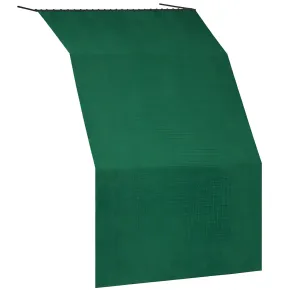 Tenda da Sole Cotone 140x350 Verde Lavabile Anelli Ganci Sacchetto