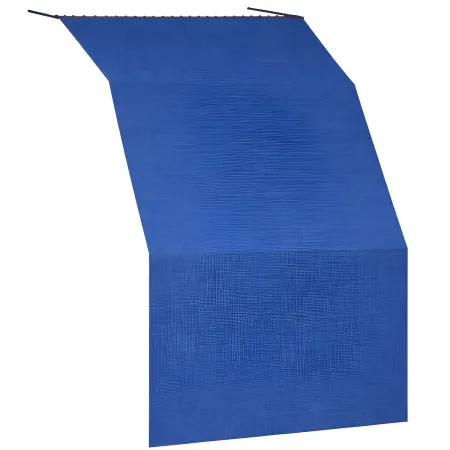 Tenda da Sole Cotone 140x300 Blu Lavabile Anelli Ganci Sacchetto