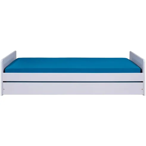 2 Letti Singoli 90x200 Bianco Cameretta Secondo Estraibile | BricoShop24