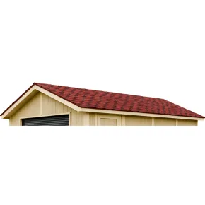 Tegole Bituminose Rosso 18 m2 per Copertura Tetto Garage da Esterno 2