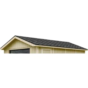 Tegole Bituminose Nero 27 m2 per Copertura Tetto Garage da Esterno 2