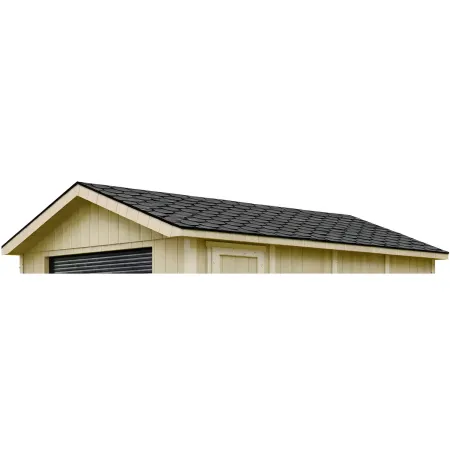 Tegole Bituminose Nero 27 m2 per Copertura Tetto Garage da Esterno