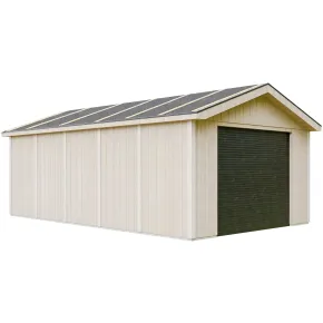 Garage in Legno 3x6 Grigio Box Auto Attrezzi Esterno 21 m2 a Pannelli 2
