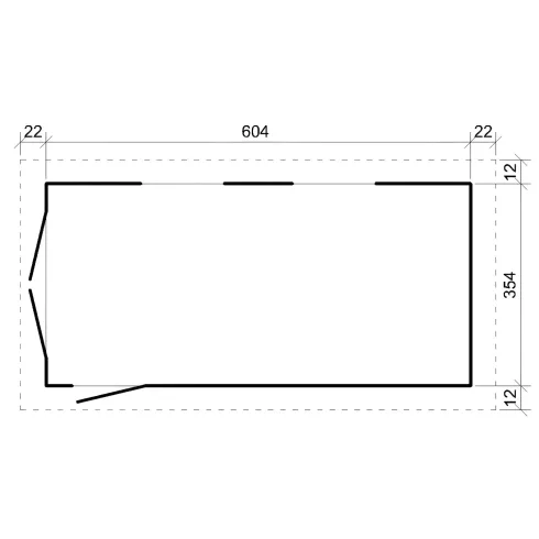 Garage in Legno 3x6 Grigio Box Auto Attrezzi Esterno 21 m2 a Pannelli