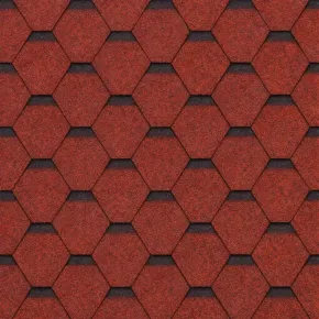 Tegole Bituminose Rosso 9 m2 per Copertura Tetto Garage da Esterno