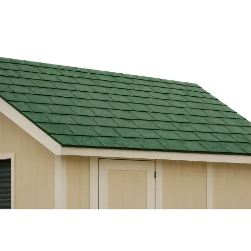 Tegole Bituminose Verde Rettangolari 9 m2 Copertura Garage da Esterno