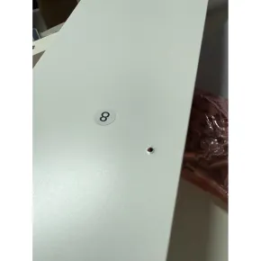 Outlet Camino a Bioetanolo 3 kW da Pavimento Cornice Legno Bianco 2
