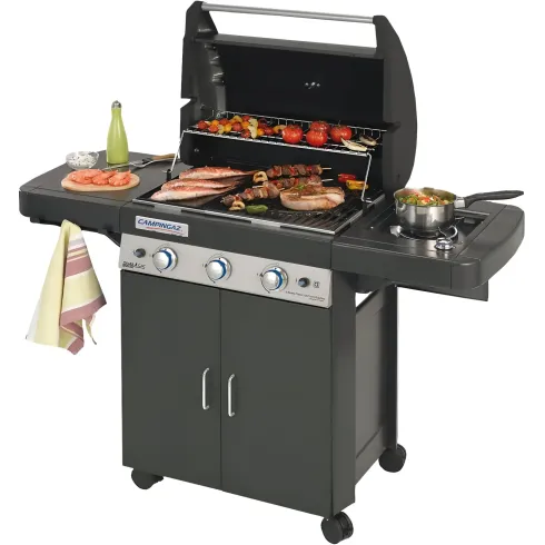 Barbecue a Gas con Piastra di cottura in Ghisa
