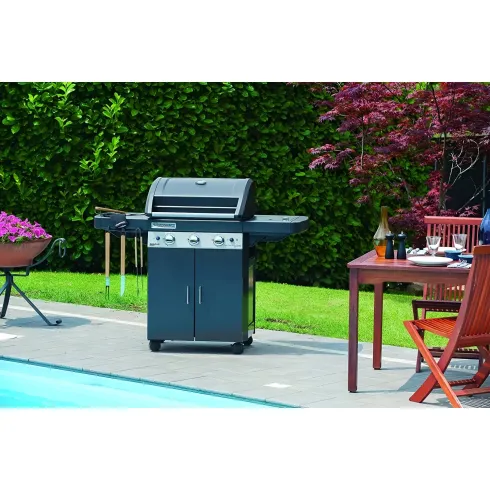 Barbecue a Gas con Piastra di cottura in Ghisa