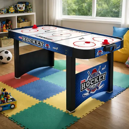 Tavolo Air Hockey con Ventola Aria 12 V a Batteria 2 Dischi Table per Bambini | BricoShop24