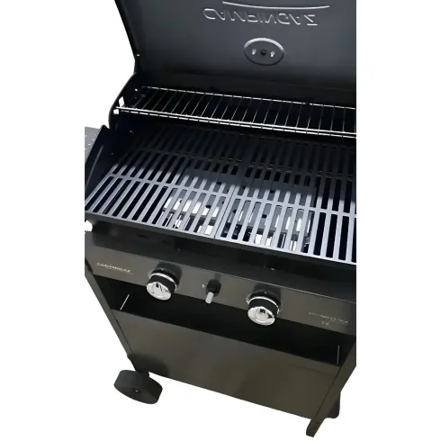 Barbecue a Gas con doppia Griglia di cottura e Forno Laterale