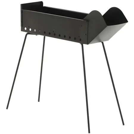 Canalina Fornacella Arrosticini Spiedini a Carbone 40x14 Pieghevole