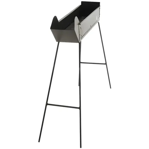 Canalina Fornacella Arrosticini Spiedini a Carbone 60x14 Pieghevole