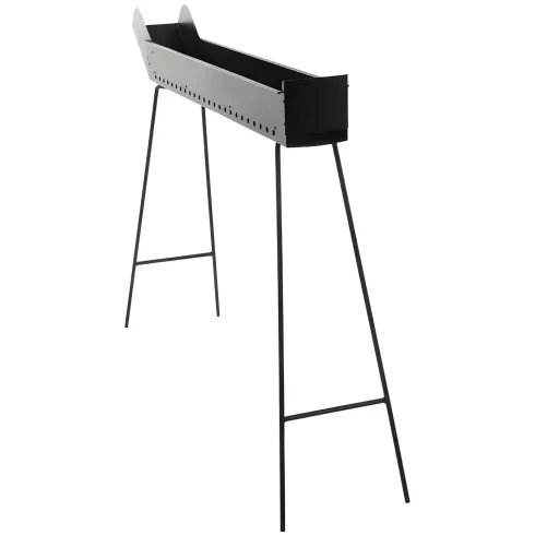 Canalina Fornacella Arrosticini Spiedini a Carbone 80x14 Pieghevole