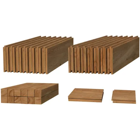 Pavimento per Casetta in Legno Impregnato da Giardino 358x296 cm