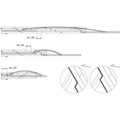 Pavimento per Casetta in Legno Impregnato da Giardino 358x296 cm