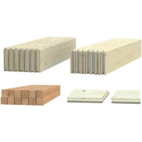 Pavimento per Casetta in Legno da Giardino 406x292 cm 2
