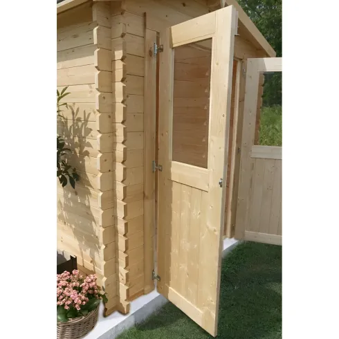 Casetta da Giardino 2x3 m per Ripostiglio Attrezzi Struttura in Legno